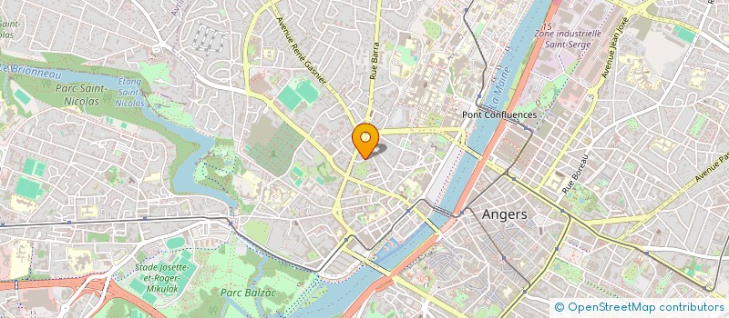 localisation de l'entreprise MADAME MARGARET HAWKES à ANGERS