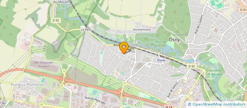 localisation de l'entreprise MADAME MARGARET KYEREWAAH  OSNY