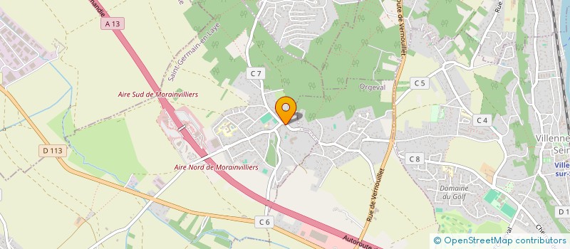 localisation de l'entreprise MADAME MARGARET LULHAM  MORAINVILLIERS