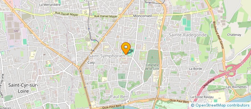 localisation de l'entreprise MADAME MARGARET PIAT  TOURS