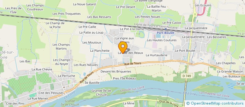 localisation de l'entreprise MADAME MARGARET RAGUENEAU à CHOUZE-SUR-LOIRE
