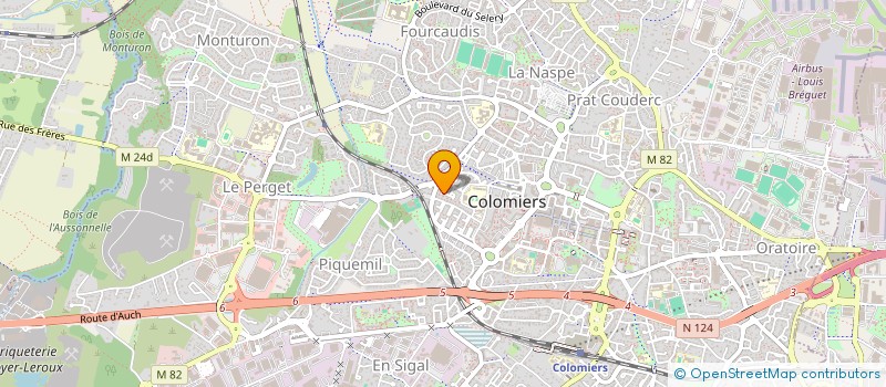 localisation de l'entreprise MADAME MARGARET REES à COLOMIERS
