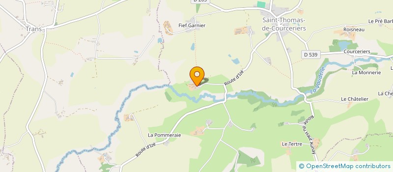 localisation de l'entreprise MADAME MARGARET SCOTT  SAINT-THOMAS-DE-COURCERIERS