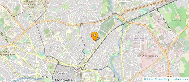 localisation de l'entreprise MADAME MARGARET TREGUIER à MONTPELLIER