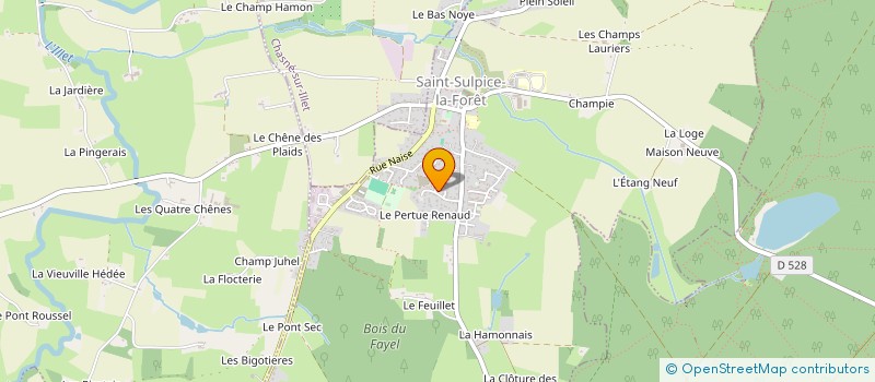 localisation de l'entreprise MADAME MARGARET WHITTAKER  SAINT-SULPICE-LA-FORET