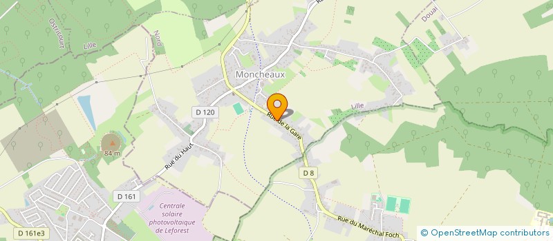 localisation de l'entreprise MADAME MARGARETA POPESCU  MONCHEAUX