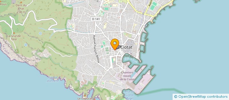 localisation de l'entreprise MADAME MARGARETA PUICA  LA CIOTAT