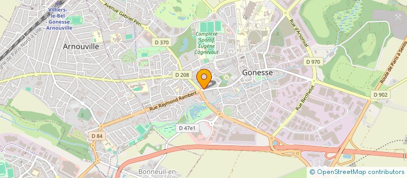 localisation de l'entreprise MADAME MARGARETA ROSTAS  GONESSE