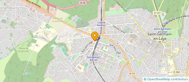 localisation de l'entreprise MADAME MARGARETH ALVARES  SAINT-GERMAIN-EN-LAYE