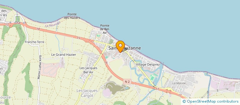 localisation de l'entreprise MADAME MARGARETH LEFOULON à SAINTE-SUZANNE