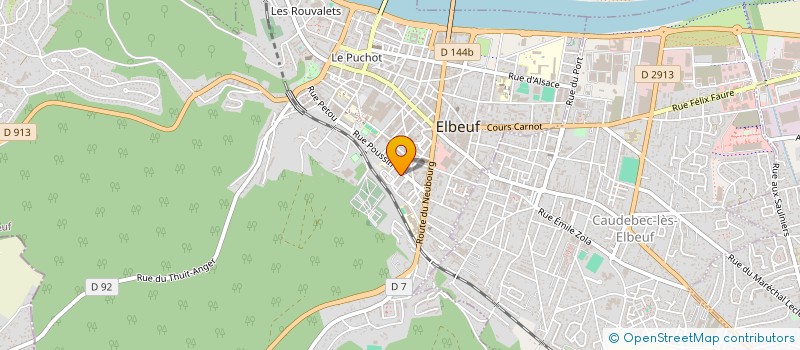 localisation de l'entreprise MADAME MARGARETH LEVENEUR  ELBEUF