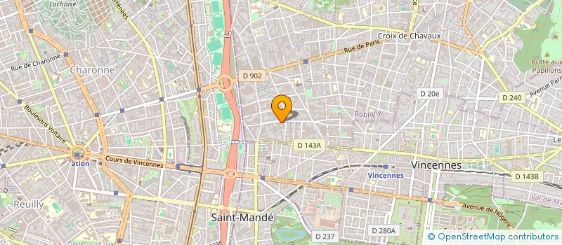 localisation de l'entreprise MADAME MARGARETH MARTINS à MONTREUIL