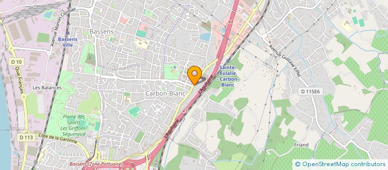 localisation de l'entreprise MADAME MARGARETH MORVAN  CARBON-BLANC