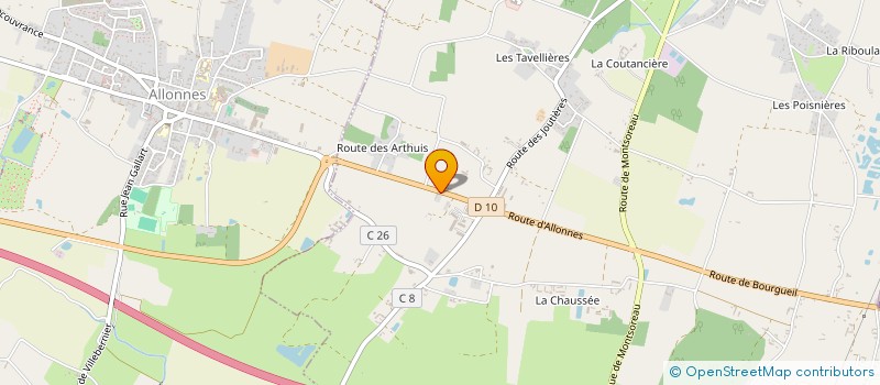 localisation de l'entreprise MADAME MARGARETH SANGOUARD  BRAIN-SUR-ALLONNES