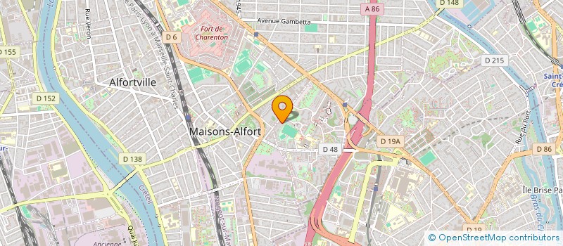 localisation de l'entreprise MADAME MARGARETTE GOUEGA à MAISONS-ALFORT