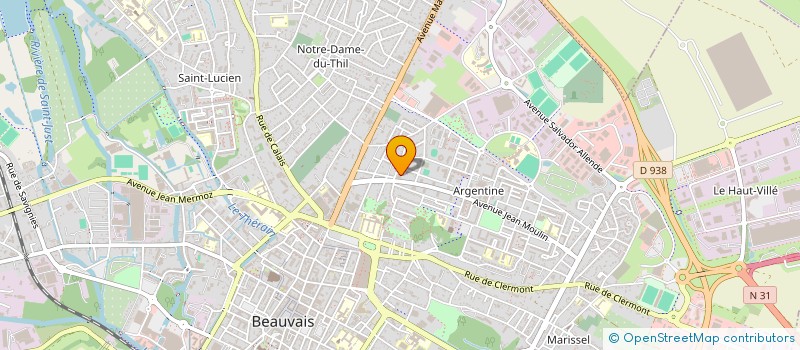 localisation de l'entreprise MADAME MARGARIDA ALVES ABREU  BEAUVAIS