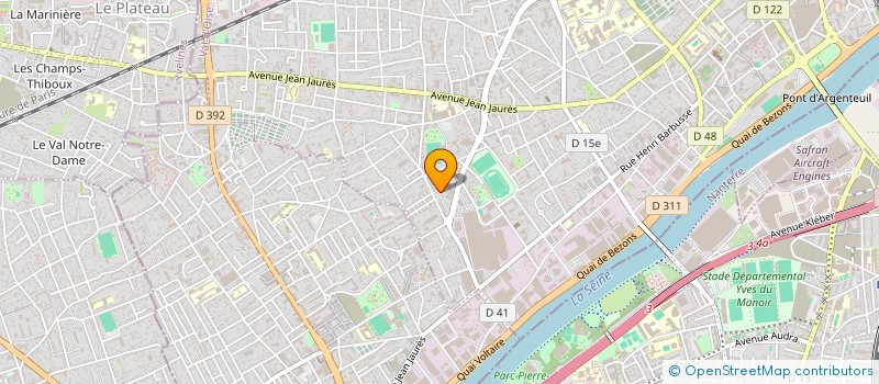 localisation de l'entreprise MADAME MARGARIDA MEDEIROS BRITES  ARGENTEUIL