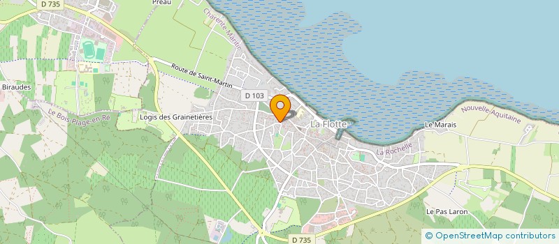 localisation de l'entreprise MADAME MARGARIDA PEREIRA DA SILVA  LA FLOTTE