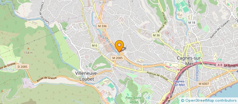 localisation de l'entreprise MADAME MARGARIDA ROXO  CAGNES-SUR-MER