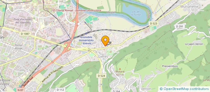 localisation de l'entreprise MADAME MARGARITA CABRER HERRERA à GIERES