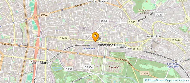 localisation de l'entreprise MADAME MARGARITA KOCHAKHIAN à VINCENNES