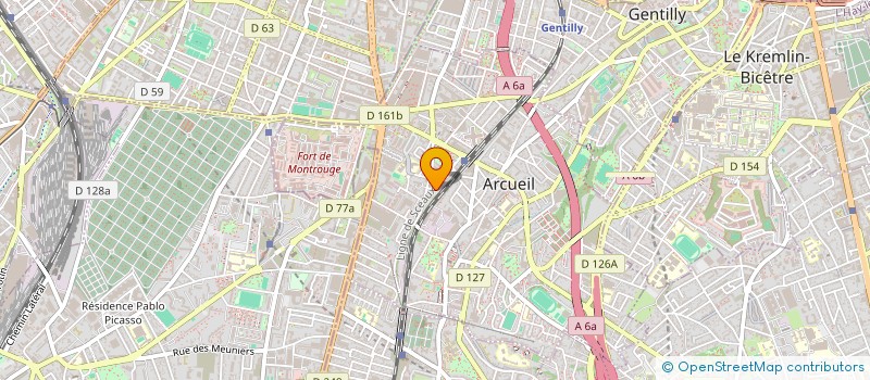 localisation de l'entreprise MADAME MARGARITA MENDELENKO à ARCUEIL