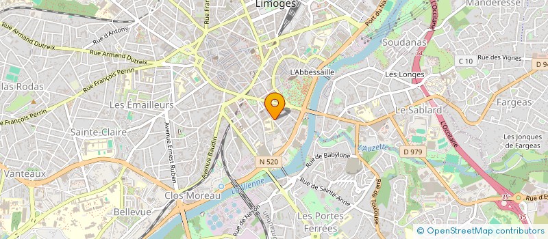 localisation de l'entreprise MADAME MARGARITA MOLINA FERNANDEZ à LIMOGES