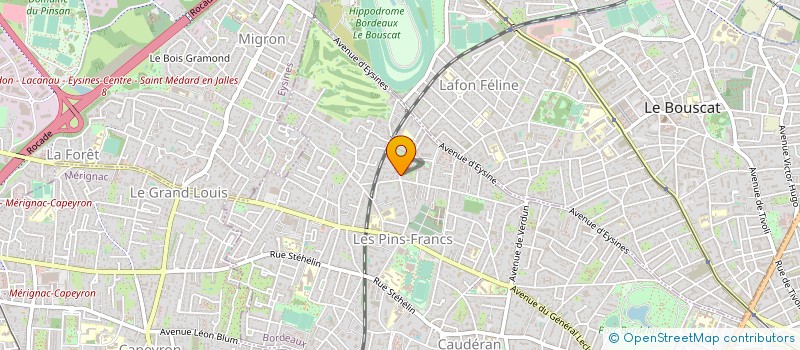 localisation de l'entreprise MADAME MARGARITA ROIG à BORDEAUX