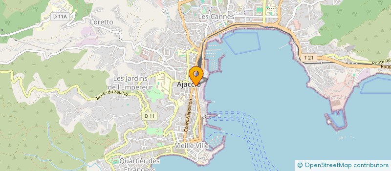 localisation de l'entreprise MADAME MARGARITA SIRCHENKO à AJACCIO