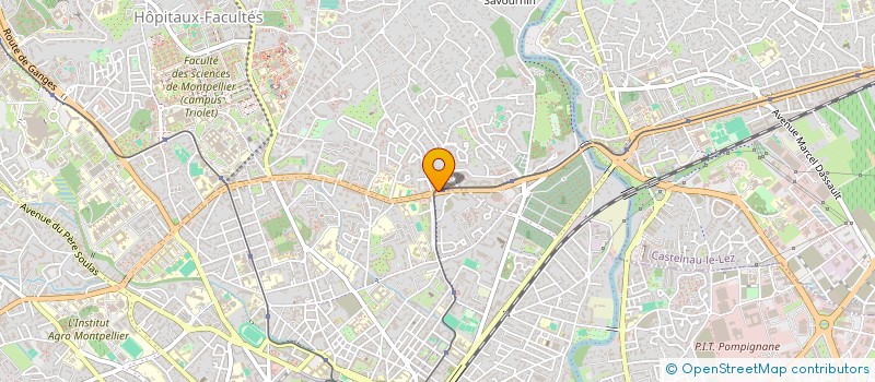 localisation de l'entreprise MADAME MARGAUD FOSSE à MONTPELLIER