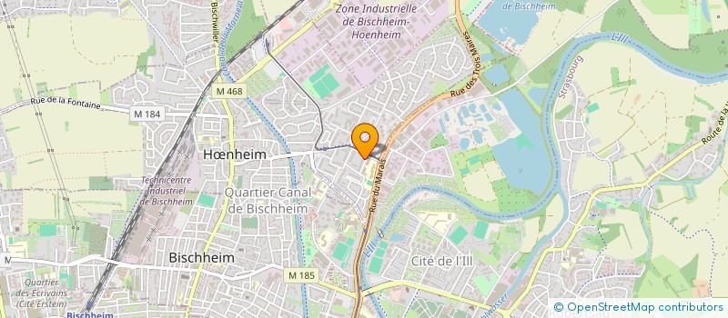 localisation de l'entreprise MADAME MARGAUD LIPPL  HNHEIM