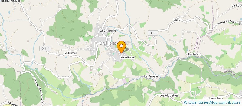 localisation de l'entreprise MADAME MARGAULT BOSSU-RAGIS  BRULLIOLES