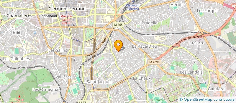 localisation de l'entreprise MADAME MARGAULT EDORH  CLERMONT-FERRAND