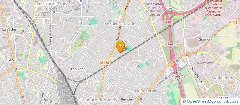 localisation de l'entreprise MADAME MARGAULT LEMPERIERE  TOULOUSE