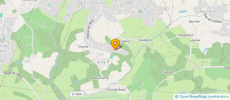 localisation de l'entreprise MADAME MARGAULT MAYOR--TANNIERE  FARGUES-SAINT-HILAIRE