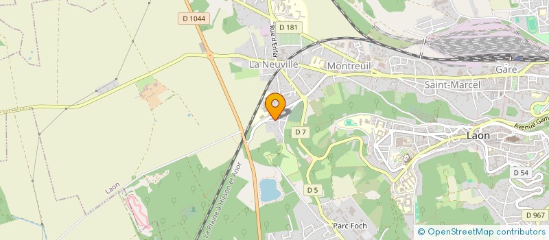 localisation de l'entreprise MADAME MARGAULT THUROTTE à LAON