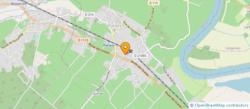 localisation de l'entreprise MADAME MARGAUX AMANS  LANGOIRAN