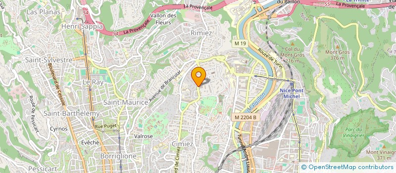 localisation de l'entreprise MADAME MARGAUX AMENGUAL  NICE