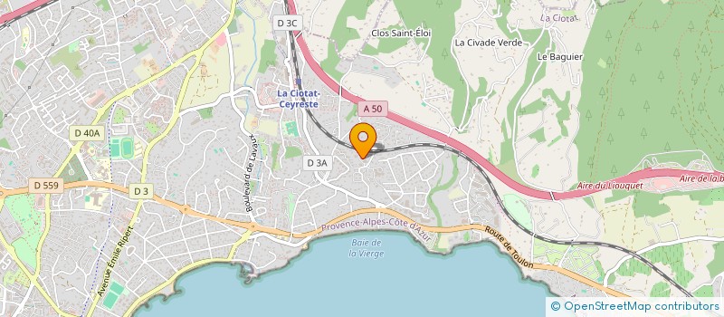 localisation de l'entreprise MADAME MARGAUX AUDRIN à LA CIOTAT