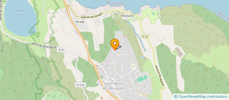 localisation de l'entreprise MADAME MARGAUX BARATOUX  SAINT-MITRE-LES-REMPARTS