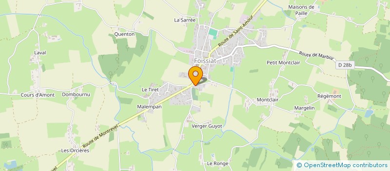 localisation de l'entreprise MADAME MARGAUX BARBARIN  FOISSIAT