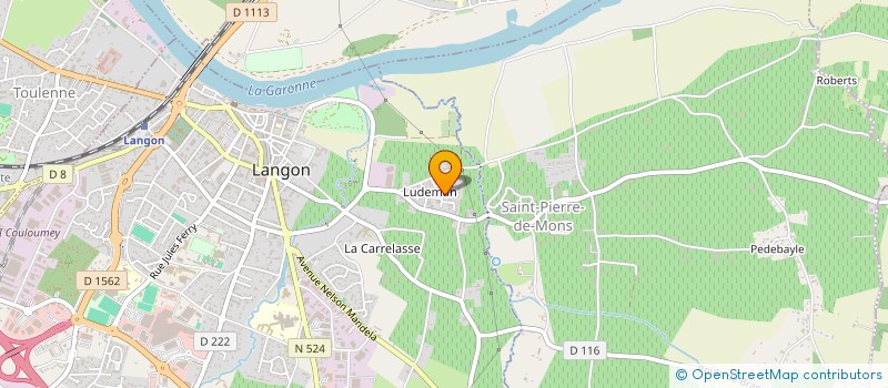 localisation de l'entreprise MADAME MARGAUX BAZIN  LA TESTE-DE-BUCH