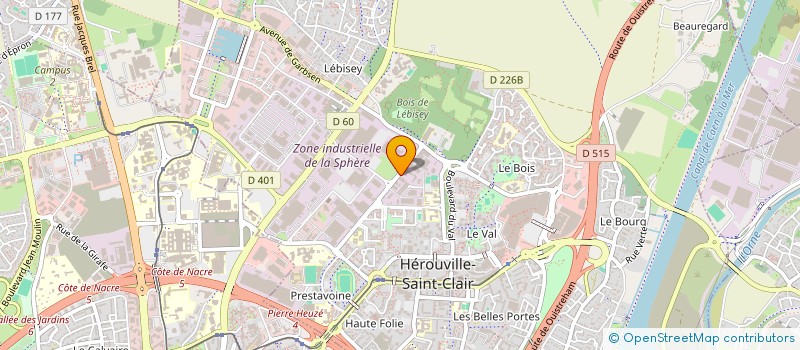 localisation de l'entreprise MADAME MARGAUX BEAUDOIN à HEROUVILLE-SAINT-CLAIR