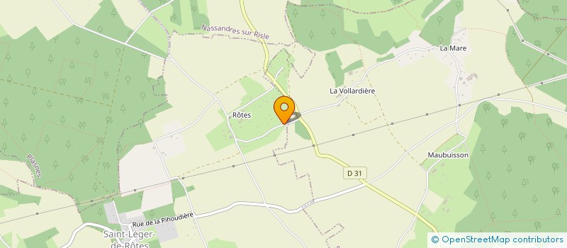 localisation de l'entreprise MADAME MARGAUX BEAUDON  SAINT-LEGER-DE-ROTES