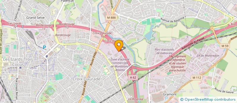 localisation de l'entreprise MADAME MARGAUX BEGUIN  TOULOUSE