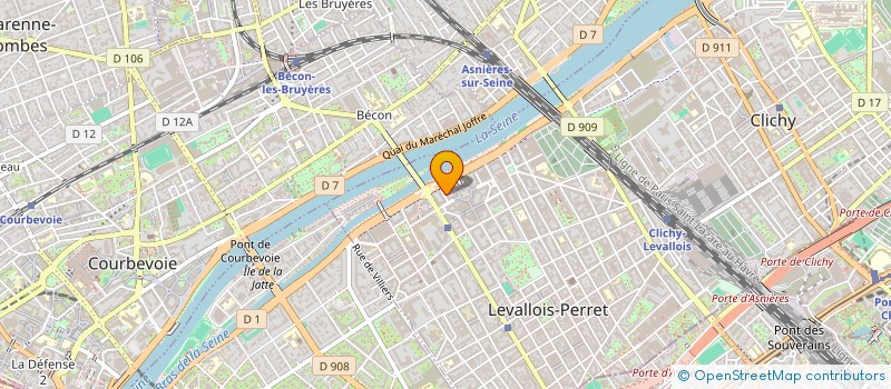 localisation de l'entreprise MADAME MARGAUX BENJAMIN à LEVALLOIS-PERRET