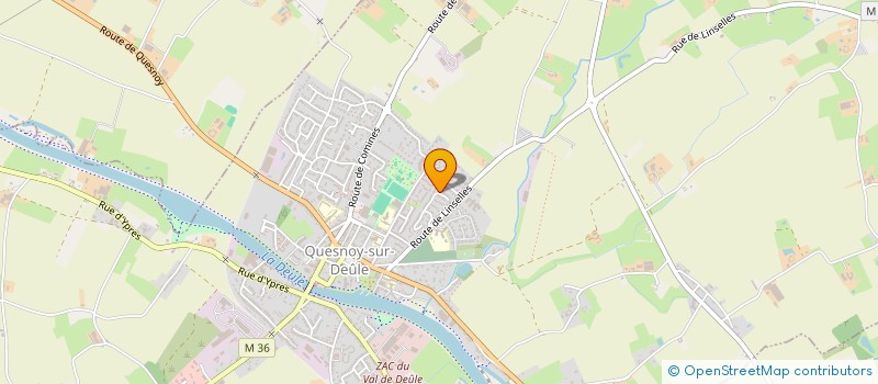 localisation de l'entreprise MADAME MARGAUX BENJAMIN à QUESNOY-SUR-DEULE