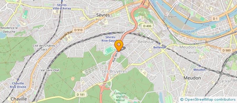 localisation de l'entreprise MADAME MARGAUX BENOIT à SEVRES