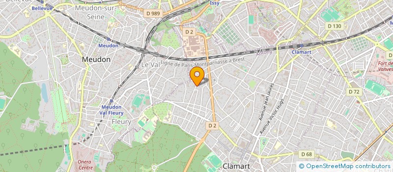 localisation de l'entreprise MADAME MARGAUX BENVENUTO à CLAMART