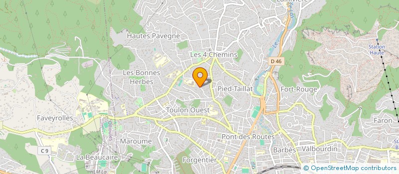 localisation de l'entreprise MADAME MARGAUX BERANGER  TOULON